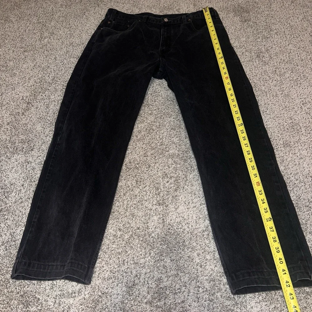 Vtg‎ 90s Levi's 505 Men's W40 Regular Fit Straight Leg Jeans Black Denim Canada